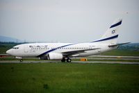 4X-EKE @ LOWW - EL AL Boeing 737-700 after landing on RNW 16 of Vienna International Airport - by Hannes Tenkrat