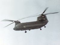 76-22684 @ FAB - CH-47C Chinook of 180 Aviation Company displaying at the 1978 Farnborough Airshow. - by Peter Nicholson
