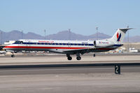 N821AE @ KLAS - American Eagle / 2002 Embraer EMB-135KL