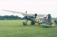 G-AZWT @ EGTH - Westland Lysander IIIA of the Shuttleworth Collection at the 1998 Shuttleworth Pageant - by Ingo Warnecke