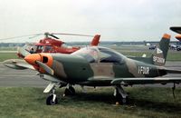 I-FOUR @ FAB - SF.260W on display at the 1978 Farnborough Airshow. - by Peter Nicholson