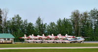 C-FDHK @ CYZH - Slave Lake Air Tanker Base, All having  a well deserved rest - by William Heather