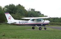 G-CCHT @ EGLK - Cessna 152 at Blackbushe - by moxy