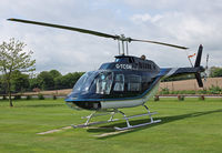 G-TCSM - Bell Jetranger III. Taken at Eastwell Manor. Kent. - by Martin Philip Browne