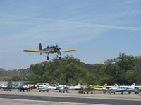 N78J @ SZP - 1942 Ryan Aeronautical ST-3KR, Kinner R-5 160 Hp radial, takeoff climb Rwy 22 - by Doug Robertson