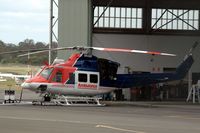 VH-NSP @ YSBK - Bell 412 medevac helicopter at Bankstown, Sydney. - by Henk van Capelle