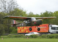 G-BKVK @ EGHP - THERE I WAS TRYING TO PHOTOGRAPH THIS TRUCK AND AN AUSTER FLEW PAST - by BIKE PILOT