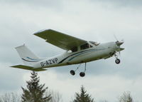 G-AZVP @ EGHP - CLIMB OUT FROM RWY 26 WITH THE GEAR COMMING UP - by BIKE PILOT