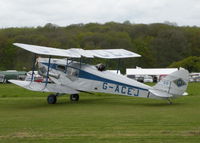 G-ACEJ @ EGHP - GREAT LOOKING FOX MOTH TAXYING TOWARDS THE CLUB HOUSE - by BIKE PILOT