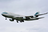 B-HUH @ EGCC - Cathay Pacific Cargo - by Chris Hall