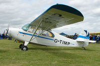 G-TIMP @ EGBP - 1948 Aeronca 7BCM at Kemble on Great Vintage Flying Weekend - by Terry Fletcher