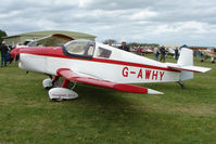 G-AWHY @ EGBP - Visiting Falconar at Kemble on Great Vintage Flying Weekend - by Terry Fletcher