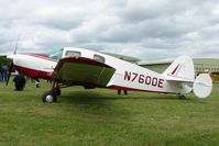 N7600E @ EGBP - 1958 Bellanca at Kemble on Great Vintage Flying Weekend - by Terry Fletcher