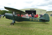 G-ALFA @ EGBP - 1944 Auster 5 at Kemble on Great Vintage Flying Weekend - by Terry Fletcher
