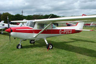 G-POCO @ EGBP - Visiting Cessna 152N at Kemble on Great Vintage Flying Weekend - by Terry Fletcher