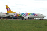 VP-BBN @ EGBJ - Boeing 737 at Kemble returned after end of lease - by Terry Fletcher