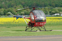 G-BWZY @ EGBW - Hughes 269A at Wellesbourne