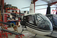 G-BVGS @ EGBW - Robinson R22