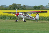 G-BRGF @ EGBW - Luscombe 8E at Wellesbourne