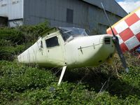G-BTBV @ X3LL - Unidentified fuselage at Little Staughton - by Simon Palmer