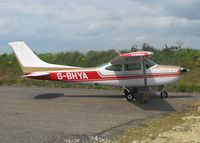 G-BHYA @ EGSV - Awaiting a respray - by keith sowter