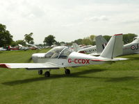G-CCDX - JUST LANDED AT BRIMPTON FLY-IN - by BIKE PILOT