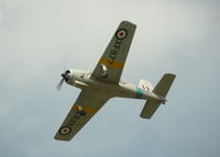 G-AWVF - RESIDENT PISTON PROVOST BEING PUT THROUGH IT'S PACES AT BRIMPTON FLY-IN. THIS AIRCRAFT CRASHED ON THE 8 JULY 2009 NEAR MARKET RASEN IN LINCOLNSHIRE KILLING WELL KNOWN PILOT CAPTAIN JOHN FAIREY, MY CONDOLENCES TO HIS FAMILY AND FREINDS. - by BIKE PILOT