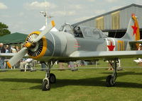 G-YKSZ - PARKED UP AFTER IT'S DISPLAY AT BRIMPTON FLY-IN - by BIKE PILOT