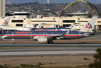 N614AA @ LAX - American Airlines N614AA (FLT AAL203) on Taxiway Alpha Charlie after arrival from Miami Int'l (KMIA) on RWY 25L. - by Dean Heald