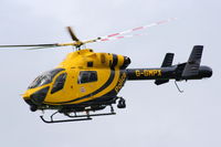 G-GMPX @ EGCB - Greater Manchester Police helicopter at the Barton Fly-in and Open Day - by Chris Hall