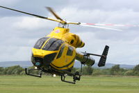 G-GMPX @ EGCB - Greater Manchester Police helicopter at the Barton Fly-in and Open Day - by Chris Hall