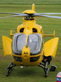 G-NWAA @ EGCB - North West Air Ambulance at the Barton Fly-in and Open Day - by Chris Hall