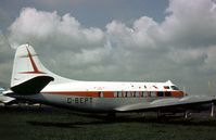 G-BEPT @ BQH - This Heron was present at the 1977 Biggin Hill Air Fair. - by Peter Nicholson