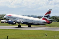 G-EUUC @ EGCC - British Airways - by Chris Hall