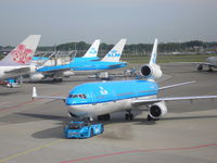 PH-KCK @ EHAM - Schiphol , Departure KLM MD-11 - by Henk Geerlings