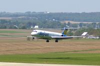 N877GA @ CID - Arriving Runway 13