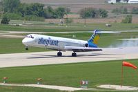 N877GA @ CID - Arriving Runway 13