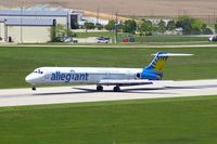 N877GA @ CID - Arriving Runway 13