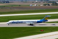 N877GA @ CID - Arriving Runway 13