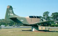 132598 - Douglas AD-5N (A-1G) Skyraider of USAF at Hurlburt Field historic aircraft park - by Ingo Warnecke