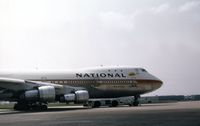 N77773 @ LHR - Boeing 747-135 named Linda of National Airlines at Heathrow in the Spring of 1974. - by Peter Nicholson