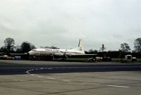 OO-YCA @ STN - Ex RAF Britannia C.1 operated by Young Air Cargo seen at Stansted in May 1977. - by Peter Nicholson