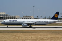 D-AISH @ LMML - Lufthansa [With Fireworks in the background] - by frankiezahra