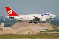 TC-JDB @ LOWW - Turkish airlines with A310 in vienna - by Basti777