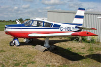 G-HOLY @ EGCL - Socata TB10 (stored) noted at 2009 May Fly-in at Fenland - by Terry Fletcher