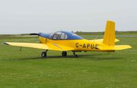 G-APUE @ EGSV - Visiting AIrcraft - by keith sowter