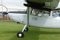 G-PDOG @ EGCL - Cessna 305C at 2009 May Fly-in at Fenland - by Terry Fletcher