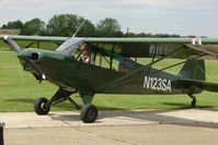 N123SA @ EGCL - Piper Cub at 2009 May Fly-in at Fenland - by Terry Fletcher