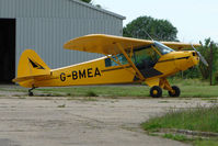 G-BMEA - 1953 Piper L18C parked at a rural Midlands airfield - by Terry Fletcher
