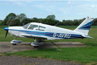 G-AVRU - Visiting Piper parked at a rural Midlands airfield - by Terry Fletcher